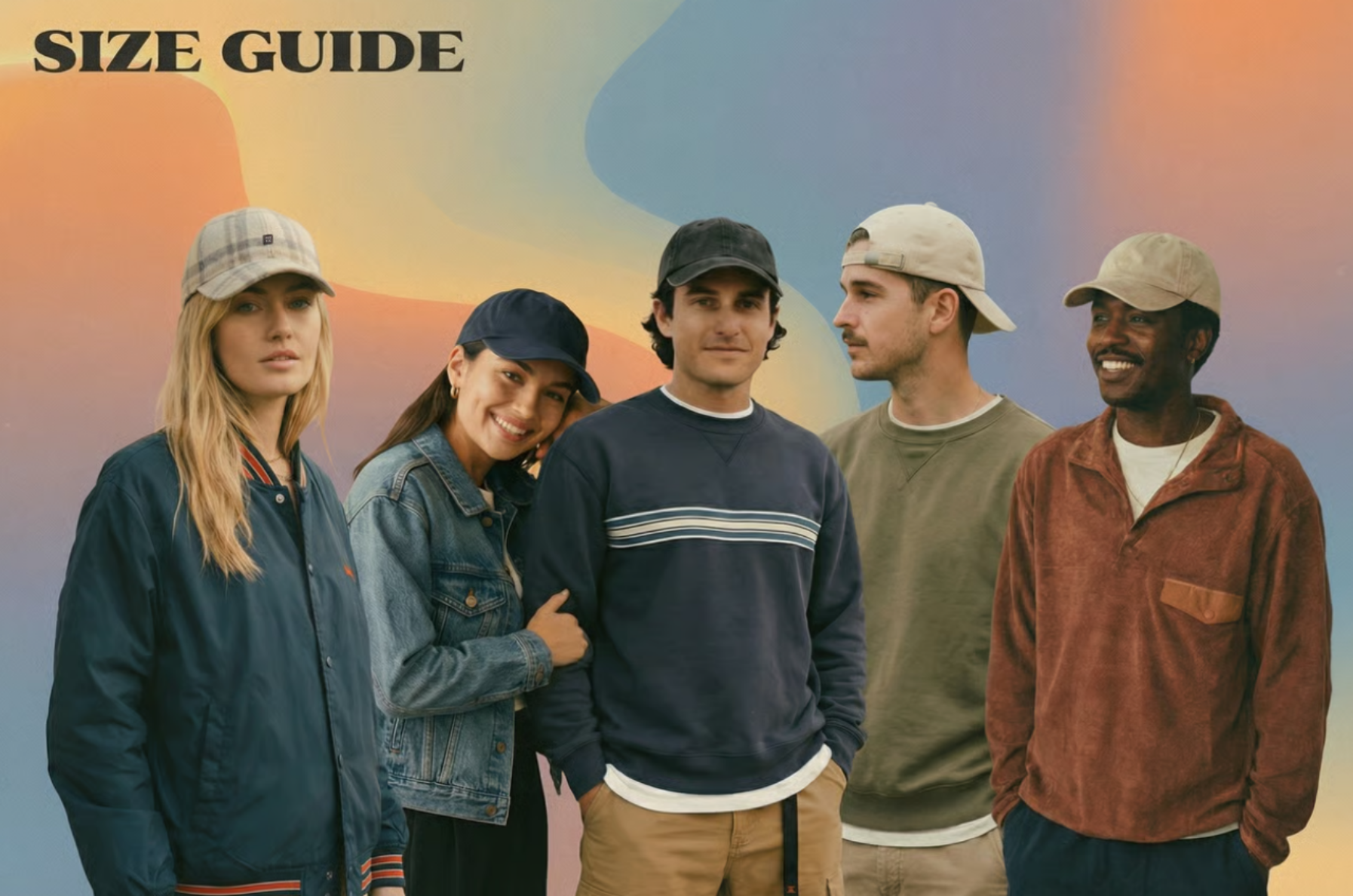 Keine passende Cap für deinen Kopf? Kein Problem – unser Size Guide hilft dir, die ideale Größe zu finden. Caps in Größe S für kleine Köpfe bis Größe L für große Köpfe.