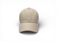 Vorderansicht der Keiytex Plain Premium Dad Cap in beige