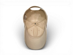 Innenansicht der Keiytex Plain Premium Dad Cap in beige