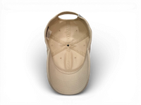 Innenansicht der Keiytex Plain Premium Dad Cap in beige