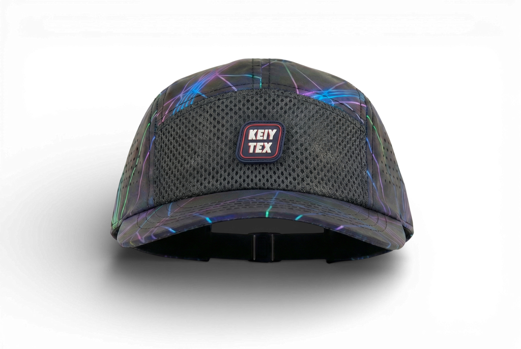 Vorderansicht der Keiytex Spaceway Lauf- und Sportkappe.