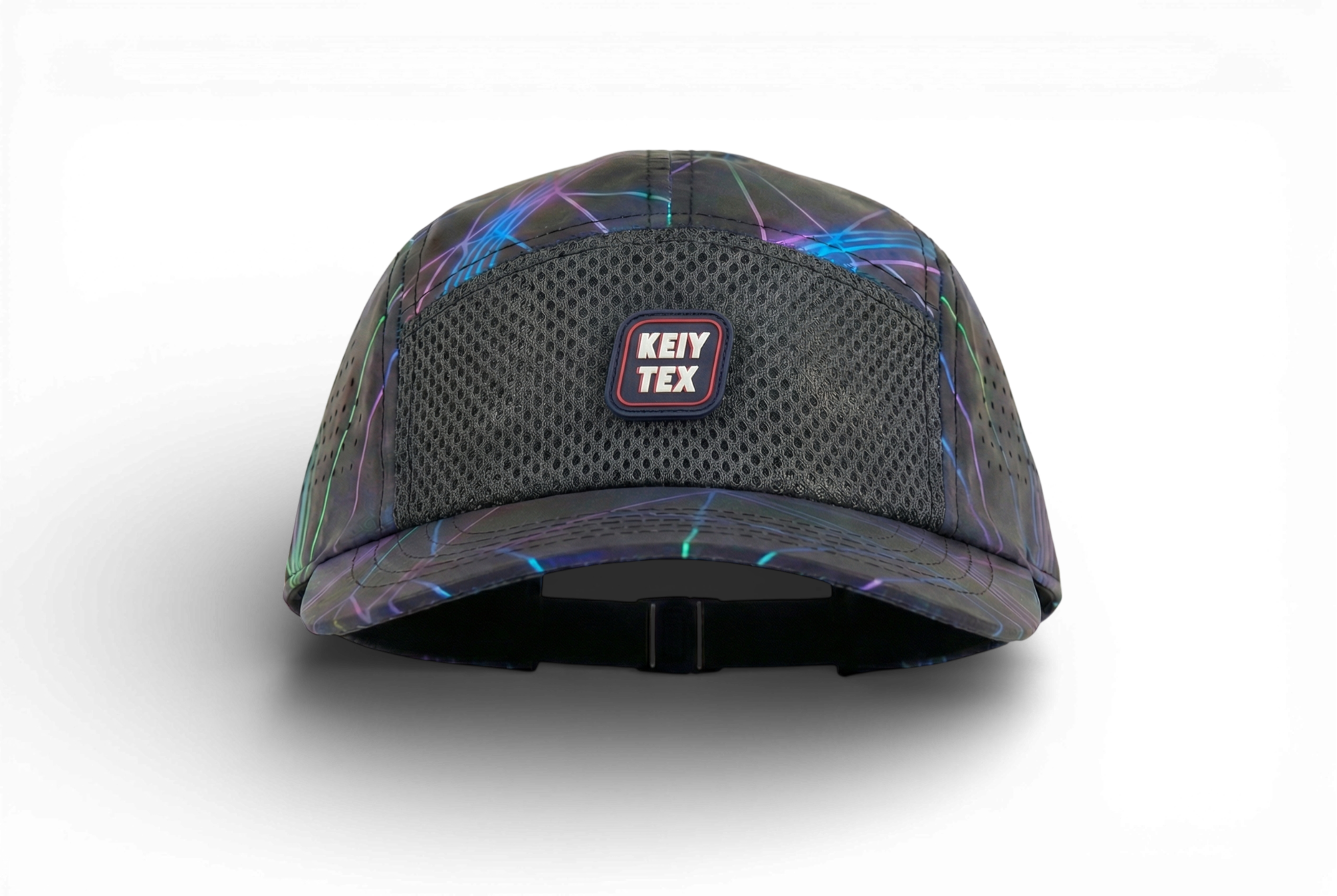 Vorderansicht der Keiytex Spaceway Lauf- und Sportkappe.