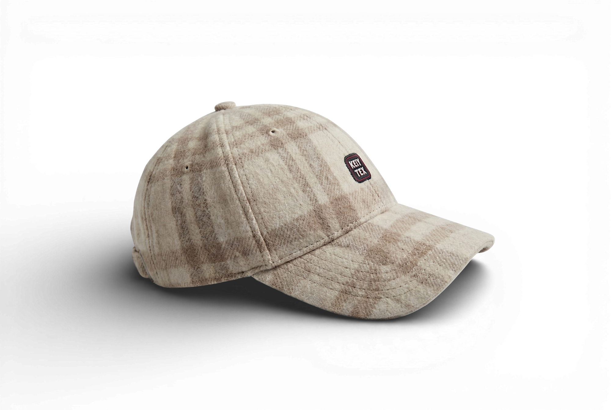 Diese Baseballcap besteht aus Wolle und dezent erkennbaren Karomuster. Die Keiytex Albion kommt in einem edlen Look daher und gehört zur limitierten Rare-Serie der Caps von Keiytex.