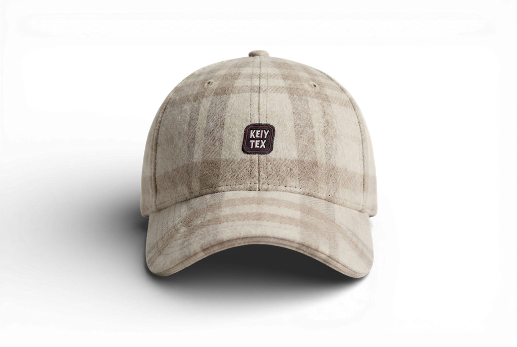 Vorderansicht der limitierten Baseball Cap "Albion" aus Wolle von Keiytex Headwear.