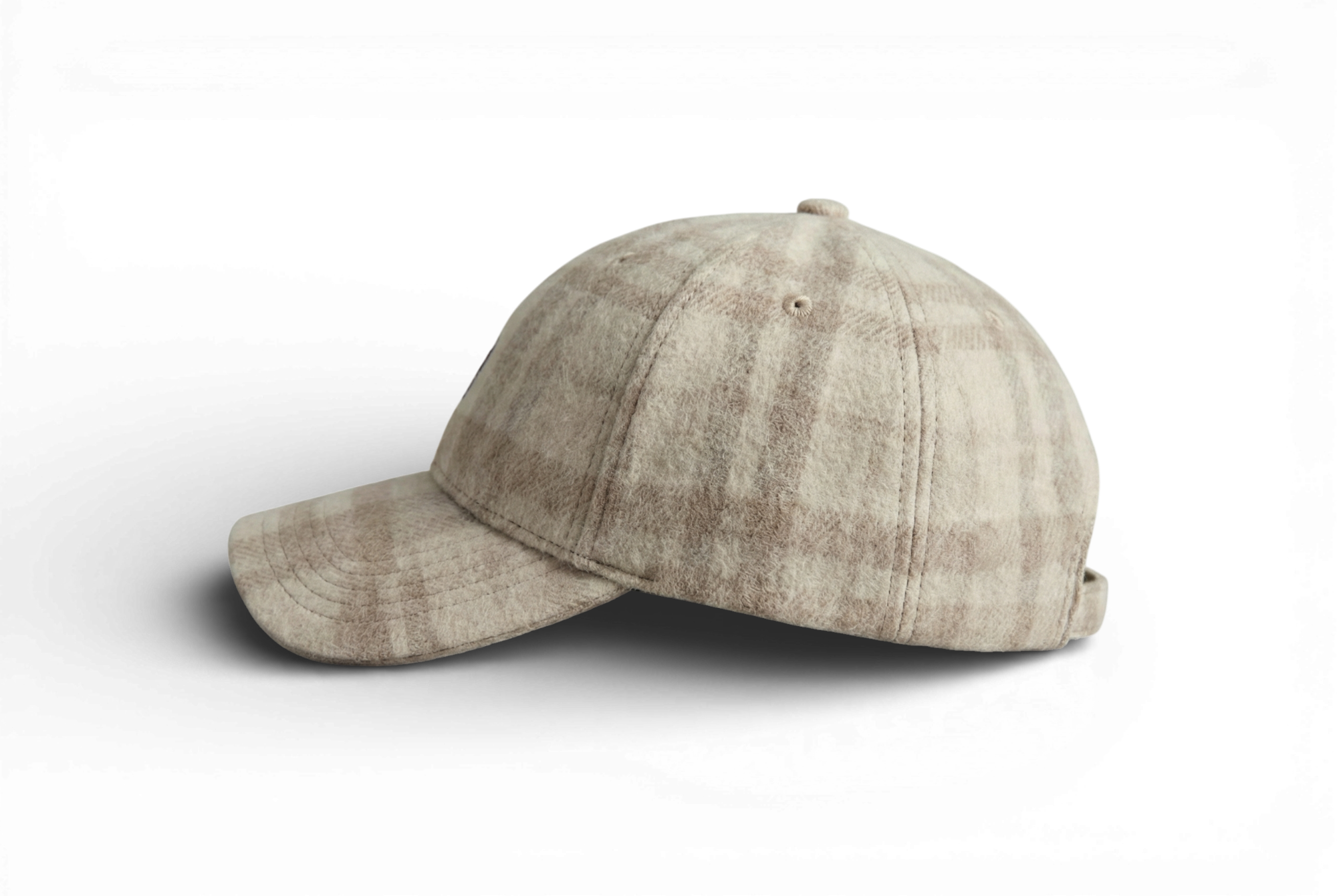 Seitenansicht der limitierten Baseball Cap "Albion" aus Wolle von Keiytex Headwear.