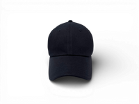 Vorderansicht der Keiytex Plain Premium Dad Cap in dark blue