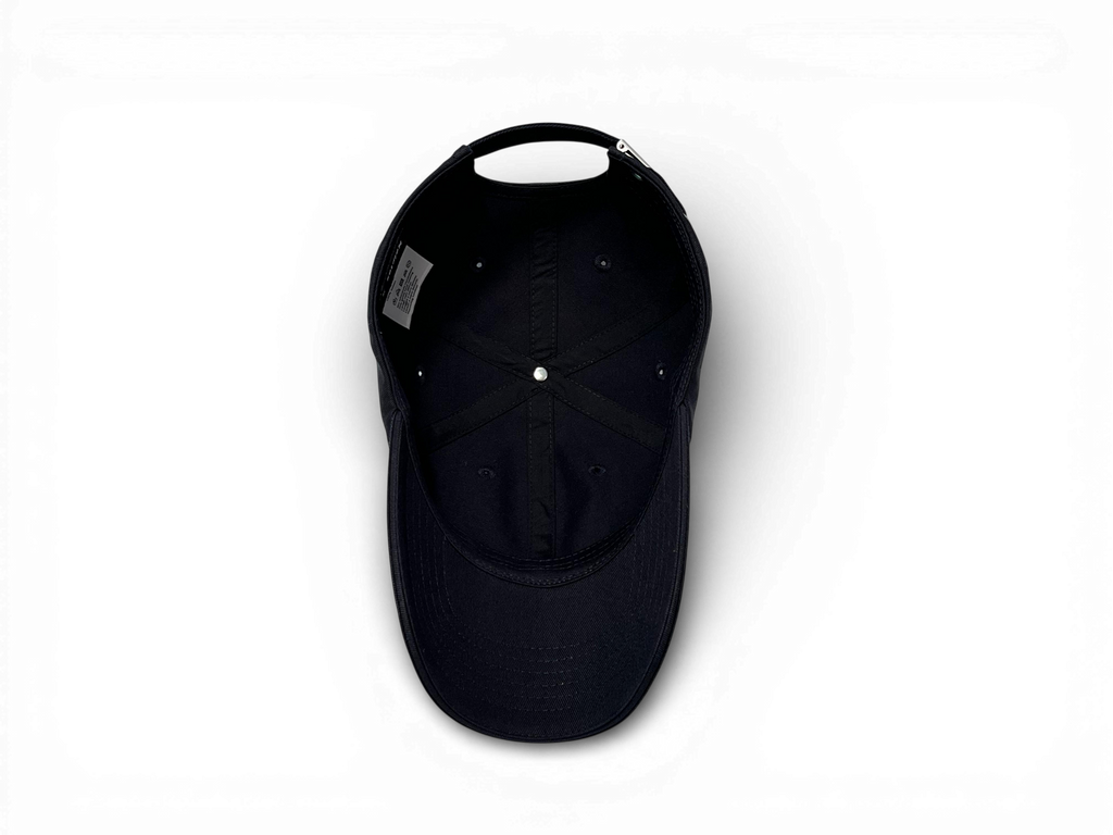 Innenansicht der Keiytex Plain Premium Dad Cap in dark blue